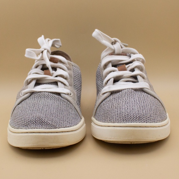 Olukai Pehuea Li Lace Up Beige Tan Casual Comfort Sneakers Women's Size 8 - Picture 2 of 8